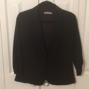 Black Eliza J Crop Blazer